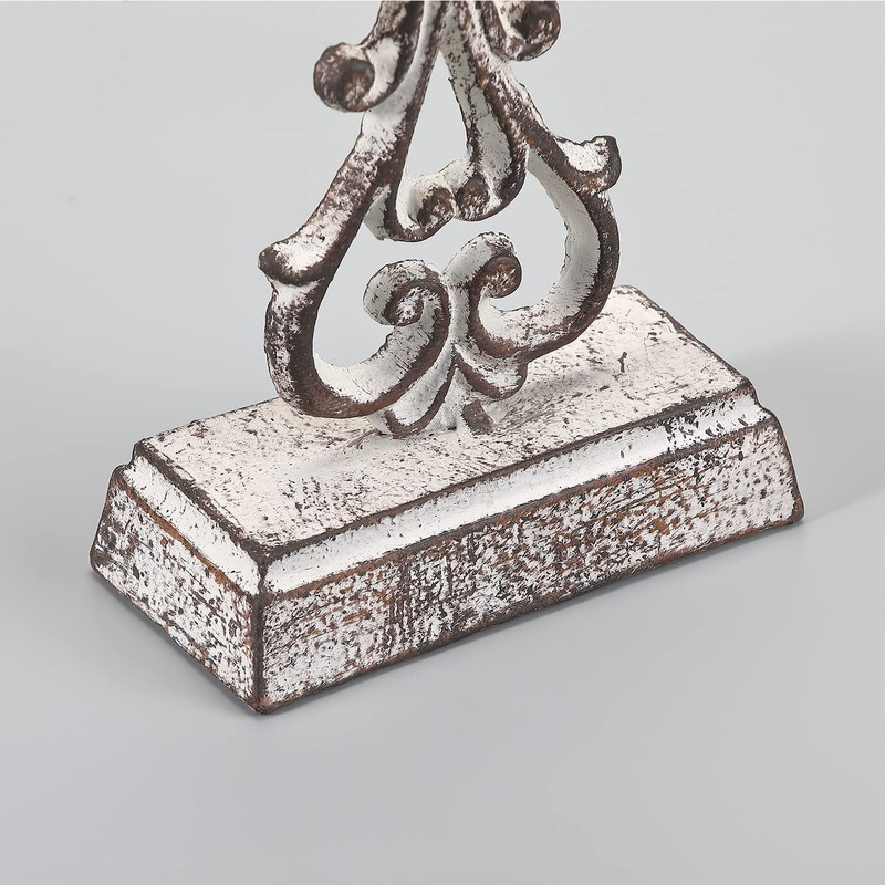 Retrome Metal Cross Stand Tabletop for Home Decor, 10.6" H