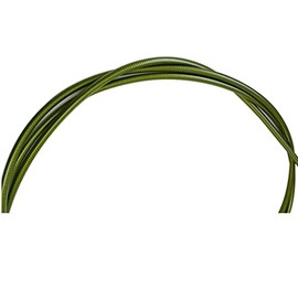 NISSEN Stainless Steel Brake Outer Cable (Outer Diameter: 0.2 inch (5 mm), Length: 6.6 ft (2 m) [Military Green]