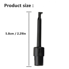 Xiatiaosann 30pcs Multimeter Wire Lead Test Hook Clip, Measuring Clamps, Measuring Tips, Multimeter Colourful Accessories for Testing Electronic Components, Repair Tool, PCB Tester Grabber