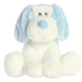 Aurora® Playful Scruff™ & Dafney™ Scruff™ Baby Stuffed Animal - Soft & Cuddly Toy - Imaginative Play - Blue 9 Inches