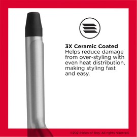 Revlon Perfect Heat Triple Ceramic Curling Iron | for Silky Smooth Tight Curls (3/4 in)