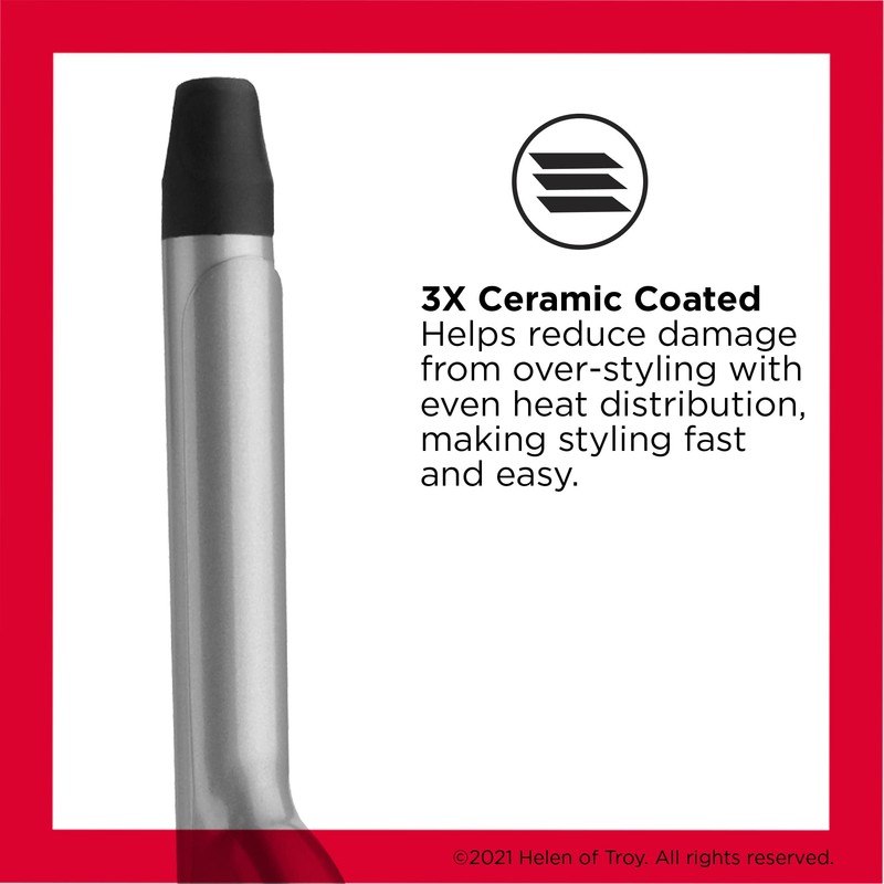 Revlon Perfect Heat Triple Ceramic Curling Iron | for Silky