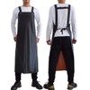 Jaspfct Waterproof Rubber Apron-43 Vinyl Waterproof Apron, Chemical Resistant Work
