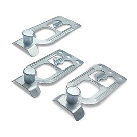 Teardrop Pallet Rack Safety Clip - 100pcs Pallet Racking Beam Safety Clip Teardrop Connector for Spacerak, Steel King, Bulldog with Tear Drop Alignment Holes