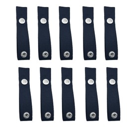 Boat Cover Snap Extender -Brass Heavy Duty snap and Thickening of The Webbing - Extension Size, Built in Finger Loops. Extend The Life of Your Boat top Canvas! (10, 3" in)