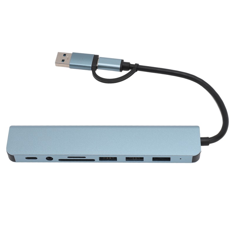 8 in 1 USB C Hub Multi Port Adapter USB