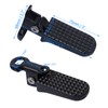 Auto-plaza Aluminium Alloy Non-Slip Bicycle Foot Pegs, Universal Fit, Rear,