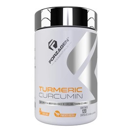 FORZAGEN Essentials | Turmeric Curcumin - 120 Capsulas **Más contenido** | Raíz de Cúrcuma Importada | 400 mg | Con Pimienta Negra | Excelente Antioxidante y Antiinflamatorio | Soporte para Articulaciones | Mejora el Sistema Digestivo | Suplemento Natura