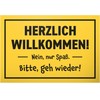 DankeDir! Willkommen/Geh Wieder - Sign 30 x 20 cm -