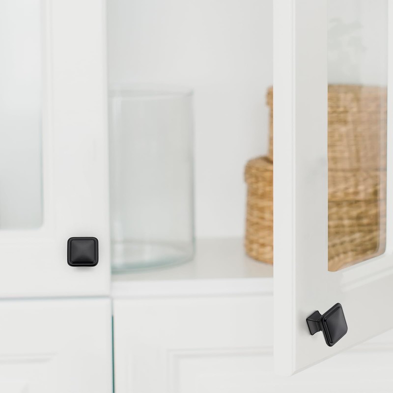 Ravinte Decor 20 Pack Black Cabinet Knobs - Kitchen Cabinet