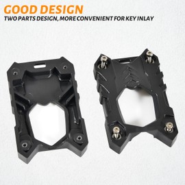 KATIMOTO Sporty Key Shell for Can Am Ryker / Outlander, Black Ignition Key Cover Key Holder Key Case with Hole for Can-Am Ryker / Outlander Accessories (1PCS)