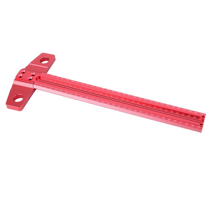 T Square Ruler Aluminum Alloy Removable Woodworking Scriber Art Framing