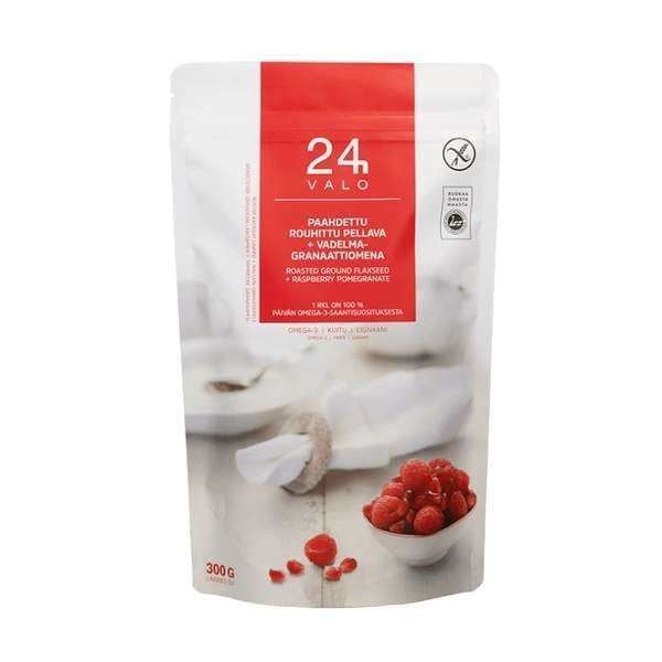 Valo24h Roasted Ground Flaxseed + Raspberry Pomegranate
