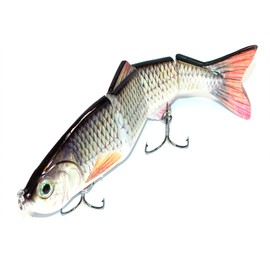 Fishing Lure Artificial Bait Wobbler Bait Pike Bait Fishing Accessories Predatory Fish - 1 x Roach 150 mm for Spinning Rod for Spin Fishing as Bait Fish for Catfish Bass Fishing Low Runner PRIOstahl