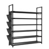 LANTEFUL 6 Tier Shoe Rack, Shoe Organizer Storage for 24-30