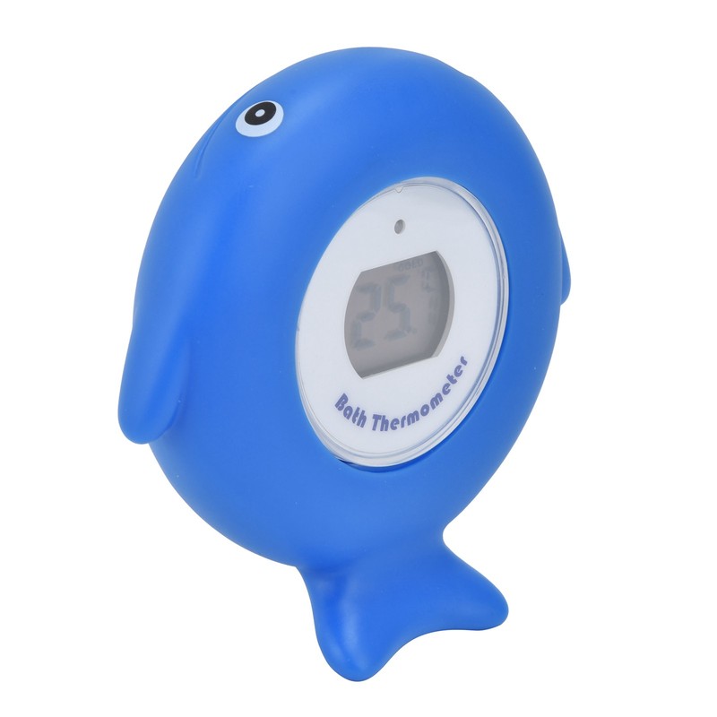 Baby Bath Electronic Thermometer Cute Fish Shaped LCD Shower Temperature