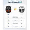 CILI Shiatsu Foot Massager with Heat and Compression, Kneading, Rolling,Electric