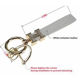 REPROTECTING TPU Key Fob Cover Compatible with 2019-2024 Kia Cadenza Forte NIRO Rio Seltos Sorento Soul Sportage Stinger Telluride (not for Keys with Eject Buttons (White+Key Chain)