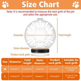 MiOYOOW Cat Muzzle, Breathable Transparent Cat Mouth Cover Adjustable Pet Hood for Cat Anti-bite Anti-Breakaway