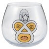 Sunart SAN3613 Funny Tableware, STRONGEST Maskman, Wobble Glass, Transparent