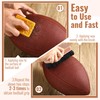 Dunkive Football Prep Kit, Brush and Wax for Leather Football,