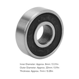 Freewheel Bearing Clutch Bearing with High Stiffness and Inner Keyway 8 x 22 x 7 mm Freewheel Clutch Bearing for Textile Printing Machines, Automotive Industry (B.)