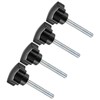 CoCud 4pcs M8 x 50mm Male Thread 38mm Head Plastic
