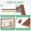 M METERXITY Floor Transition Strip Self Adhesive, 3.28FT PVC Transition