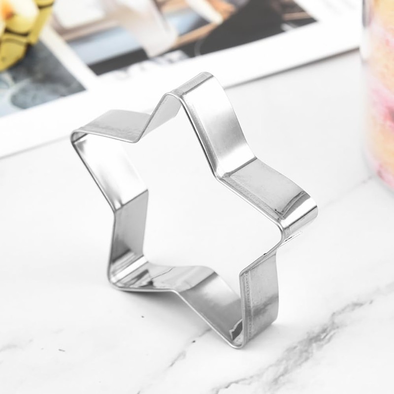 ccHuDE 3 Pcs Star Moon Cloud Cookie Cutters Stainless Steel