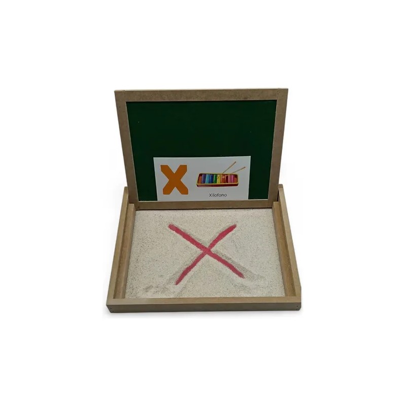 Bandeja De Grafomotricidad Montessori,pizarrón Blanco Verde
