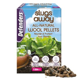 Defenders All-Natural Slugs Away Wool Pellets – 1 Litre, Slug Deterrent, Protect Gardens and Plants From Slugs and Snails