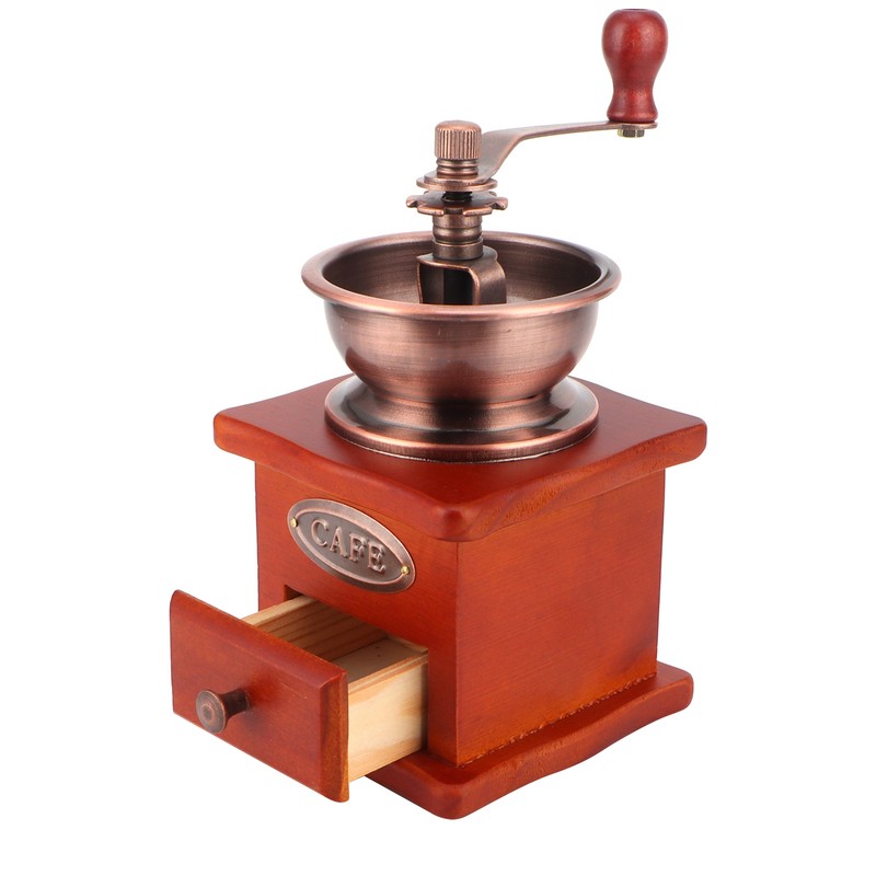 Mini Vintage Hand Cranked Coffee Bean Mill Manual Coffee Grinder