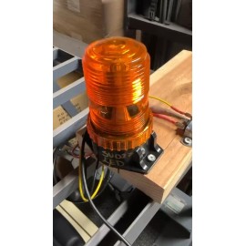 Aftermarket BEACON STROBE ROTATING+PULSE LIGHT AMBER ROOFTOP DUAL FUNCTION SU027-LED +SWITCH