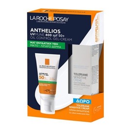 La Roche Posay PR Anthelios Uvmune 400 Oil Control Gel Cream SPF50+ 50ml & FREE Toleriane Sensitive Moisturizing Cream 15ml