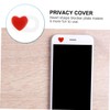 Operitacx 4PCS Heart Webcam Cover Slider Laptop Camera Privacy Lens
