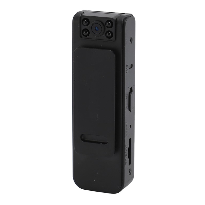 Body Mounted Camera 1080P 60FPS Back Clip Night Vision 130