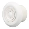 RV Mini Vent Fan White Round Noiseless Compression Resistant Vent