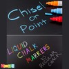 NIMNIK Liquid Chalk Markers Pens - Chalk Pens 6mm Reversible