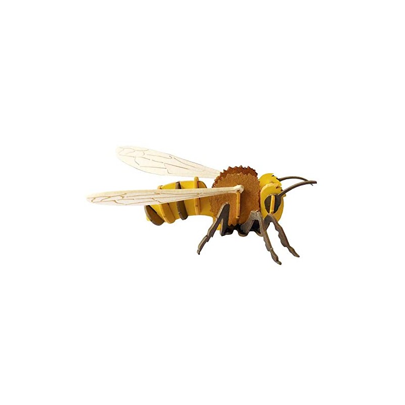 Fridolin 3D Paper Model Bee
