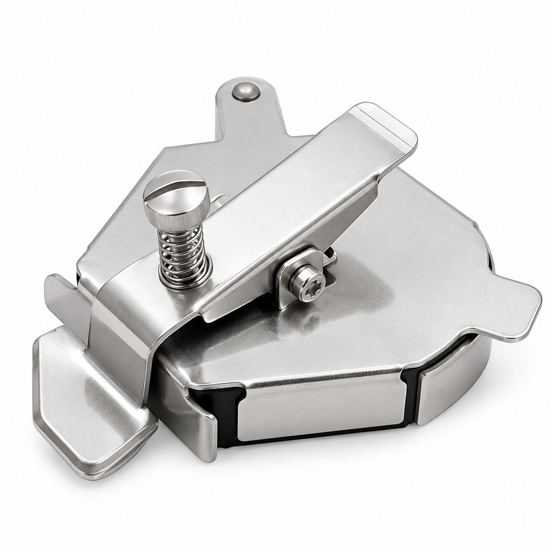 Adjustable Magnetic Seam Guide with Spring Clip for Sewing Machines