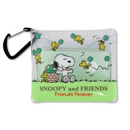Snoopy0281 Clear Multi Case, SS Size, Small Items, Carabiner, Earphones, Mini, Wired/Wireless, Storage, Airpods Case, Bag Accessories, Pouch, For Work or School Commutes, Women's, Men's, Girls,