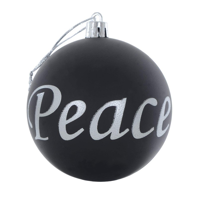 Mr Crimbo Pack of 6 Peace Joy Noel Christmas Tree