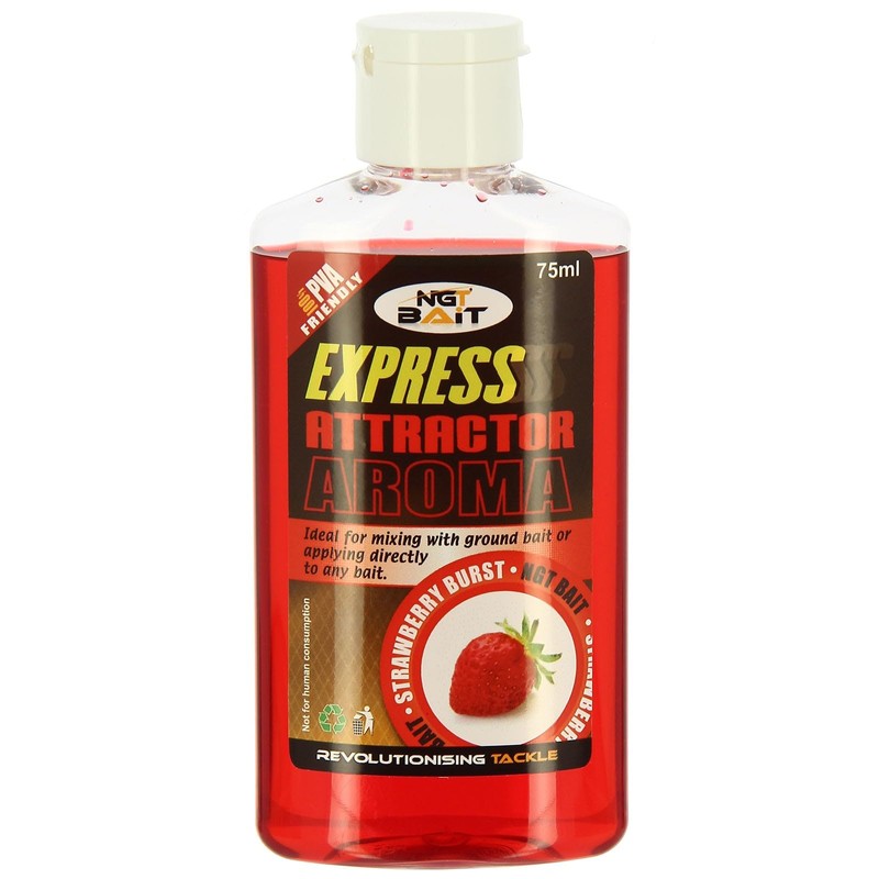 NGT Express Attractor Liquid Aroma Fishing Bait Set, 5 x