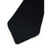 Rossika Men Classic Light Blue Textured Knit Woven Silk Tie