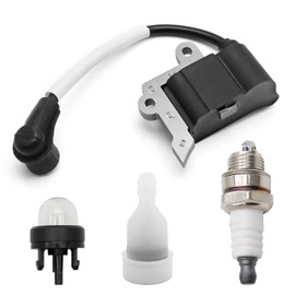 laffoonparts 584403701 Ignition Coil Module with Spark Plug, Replacement for Husqvarna Redmax Zenoah T435 T439 Chainsaw, Replaces UK-09616C-501, ZF629, 576857201