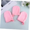 Gogogmee Luxurious Makeup Removal Puff Gloves Pack Face Cleansing Mitts