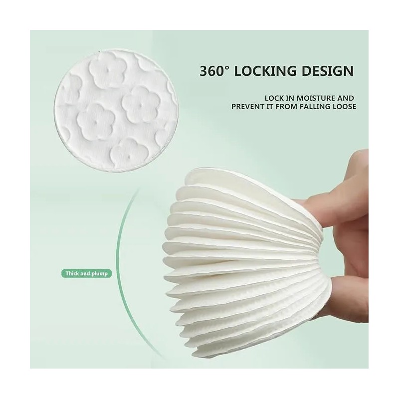 Almohadillas Algodon Facial Desmaquillante Pads 200 Piezas