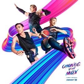 ZAMST Knee Supporter EK - 5, Tennis, Volleyball, Size S - 3L, For Both Left or Right Knee, Black