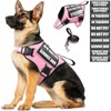 MOOGROU Service Dog Vest Harness and Leash Set+10 Patches,No Pull&Easy