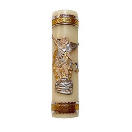 Archangel Michael Handmade Candle Protection Angel Cirio Vela de San Miguel Arcángel